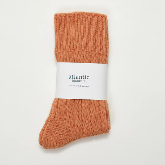 Alpaca Orange Bed Socks