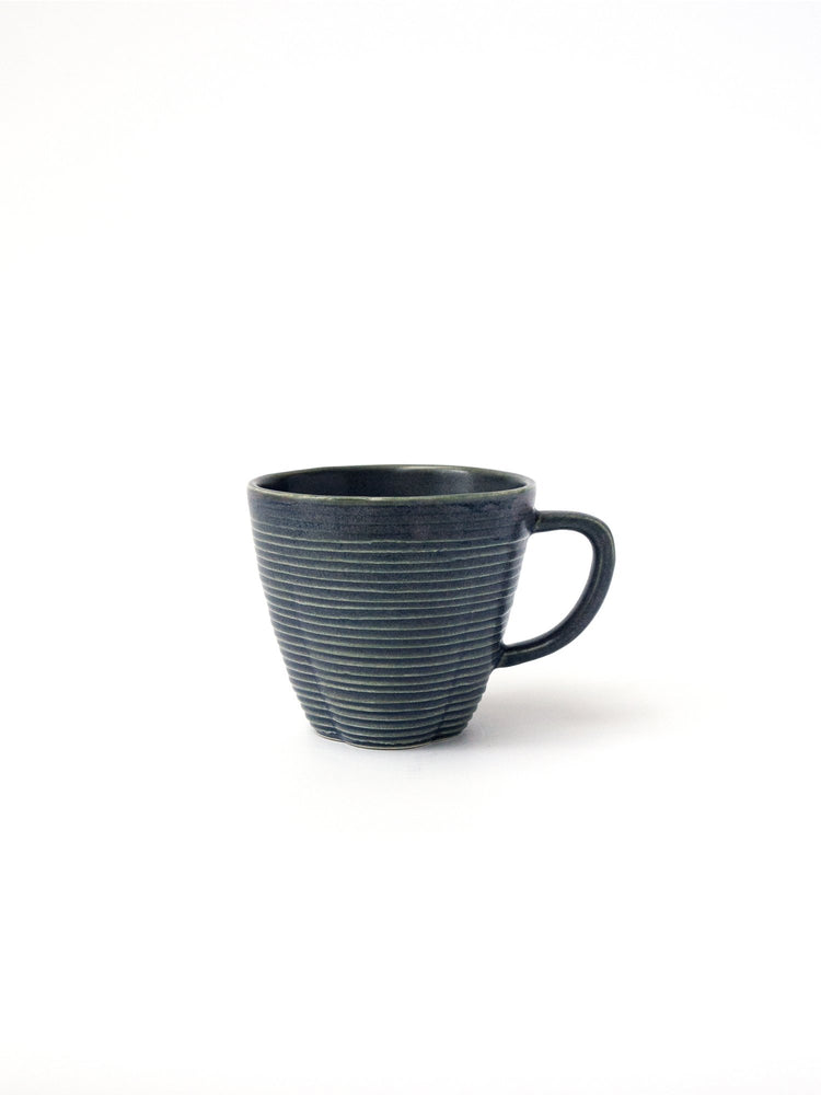 Large Charcoal Porcelain Mug