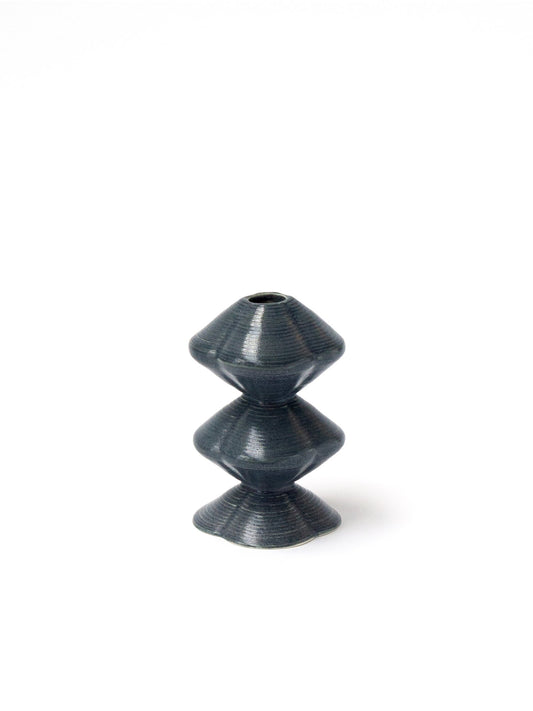 Tall Charcoal Harriet Caslin Candle Holder